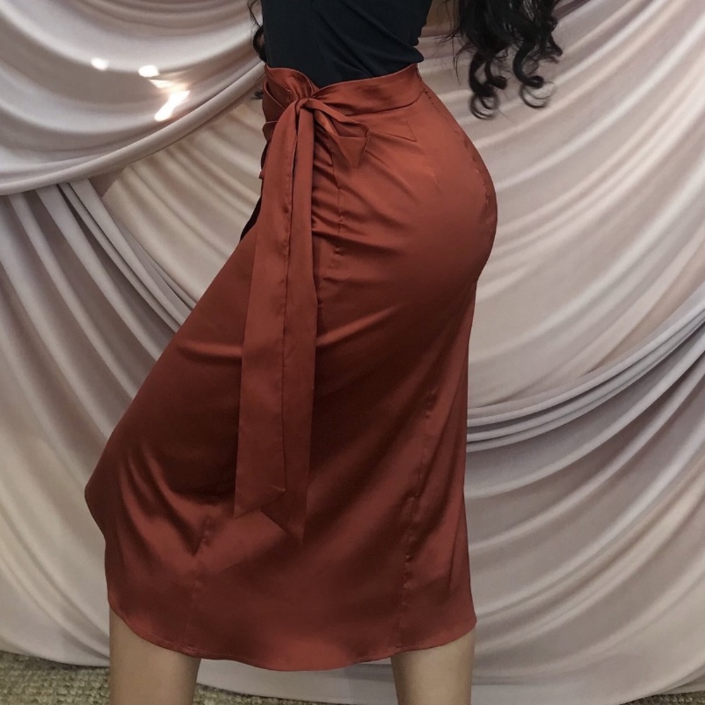 COPY - MIDI wrap skirt